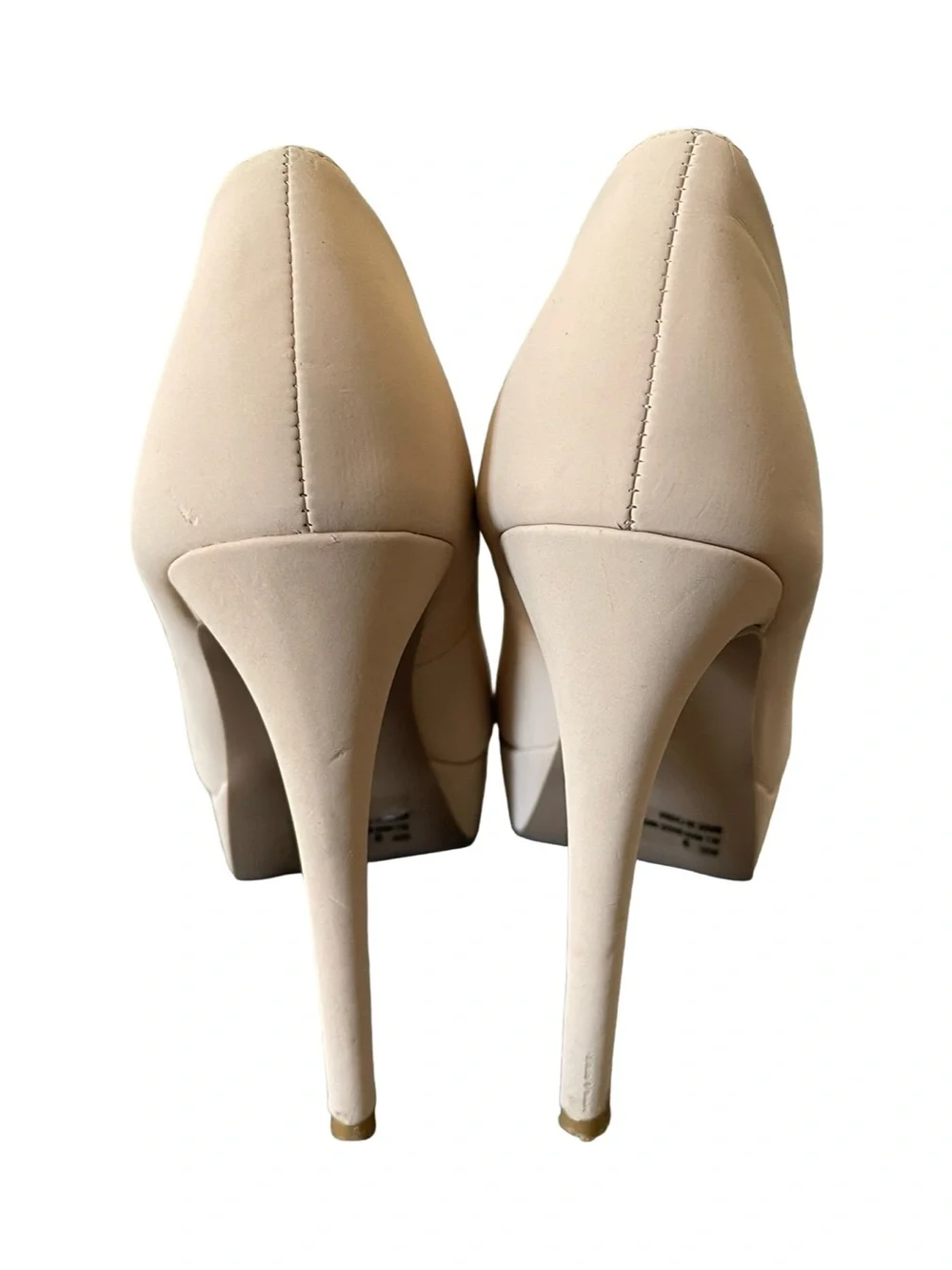 Charlotte Russe Cream Platform Pumps Size 9